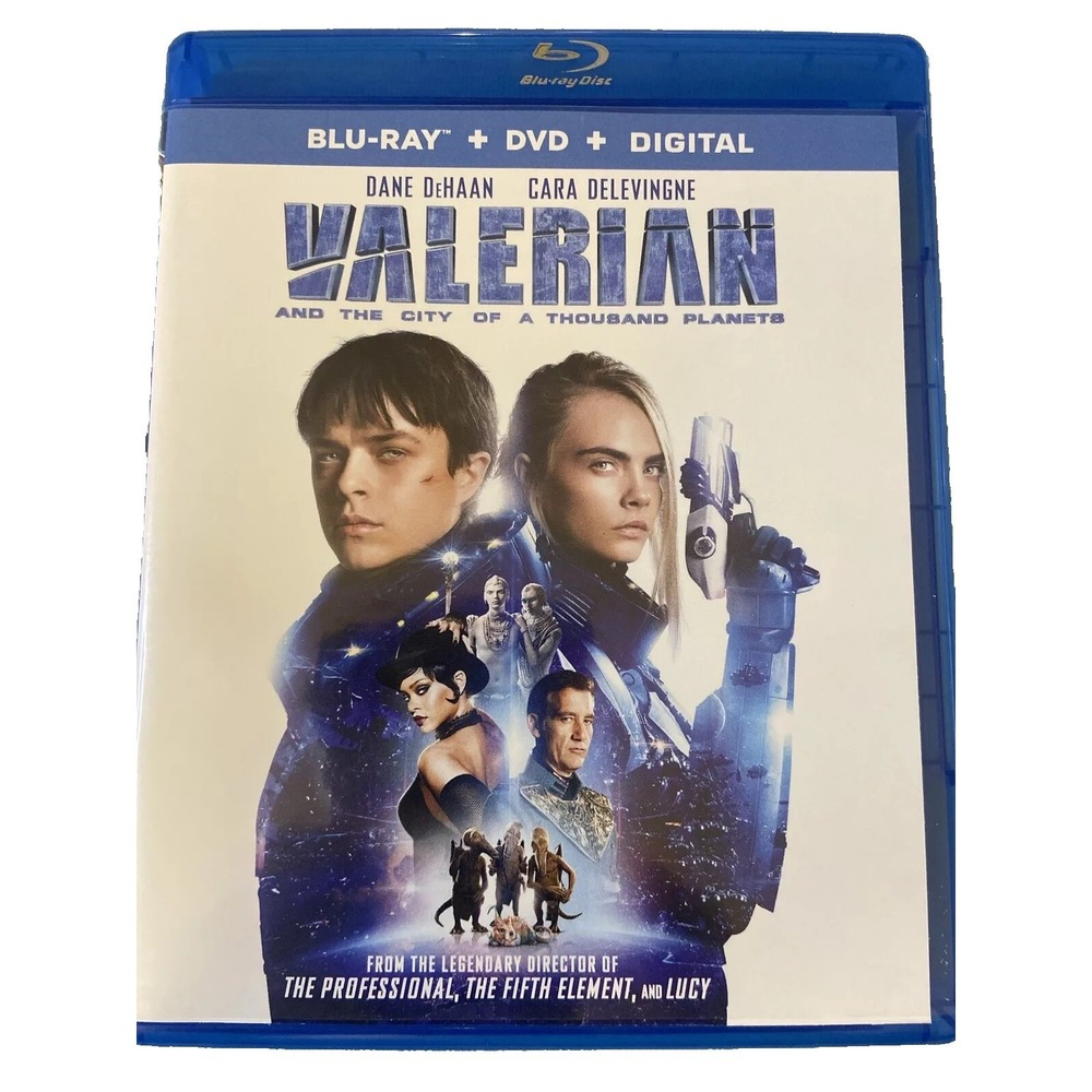 Valerian And The City Of A Thousand Planets Blu Ray Dvd Sci Fi Action 2017